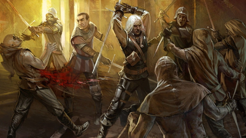 creativity, religion, arts culture and entertainment, The Witcher, human representation, group of people, representation, built structure, art and craft