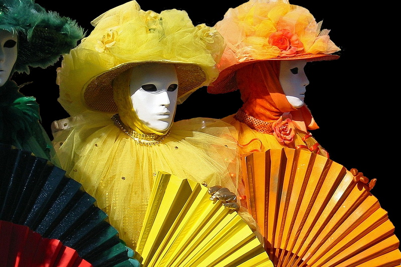 representation, black background, panel, sculpture, close-up, cultures, masks, colorful, cheerful, festival, still life, multi colored, ritual, elevator