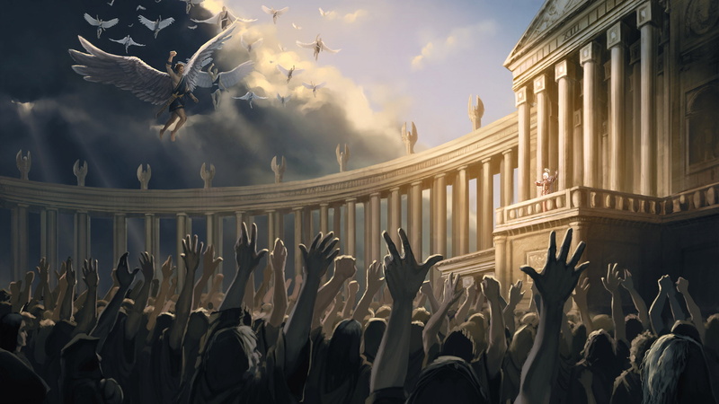 age of wonders 3, 1080P, video games, artwork, angel