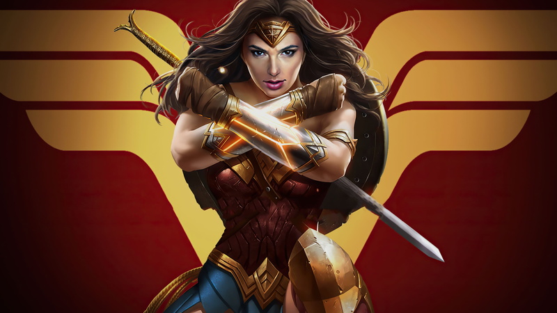 4K, Wonder Woman, 4K, Injustice 2, video games