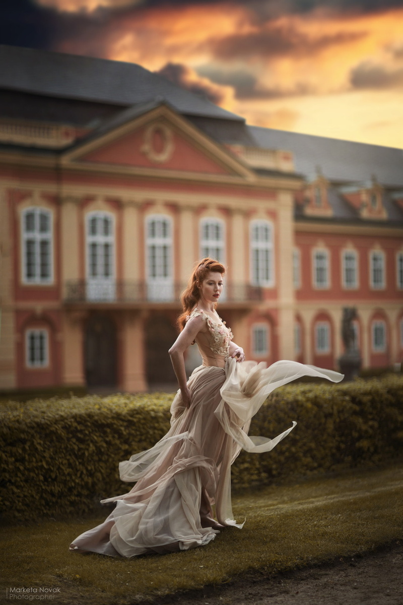 elegance, fashion, young women, beauty, young adult, nature, 1080P, celebration, architecture, outdoors, sky, one person, cloud - sky, adult, dancing