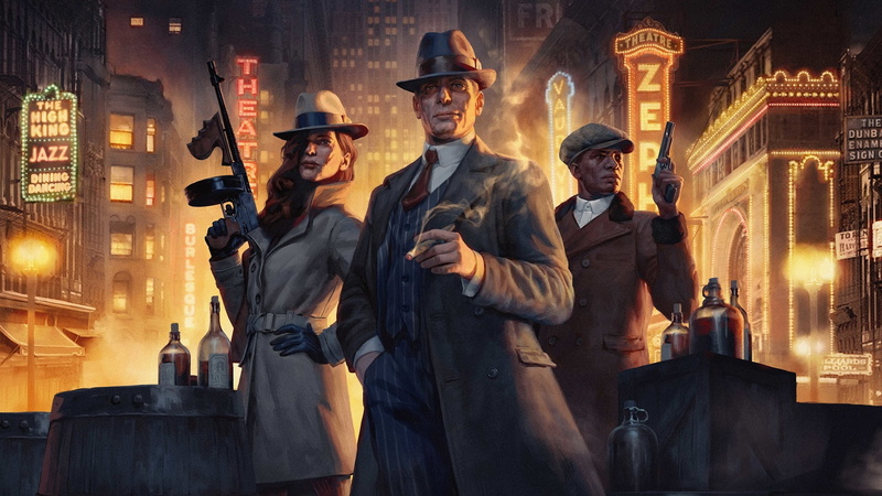 gun, women, men, weapon, Video Game Art, crime, gangster, hat, games art, 1080P