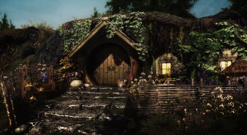 hole, nature, illuminated, Fantasy, building, tree, lord, religion, plant, rings, outdoors, growth, no people, belief, Village, day, Movies, 1080P, garden