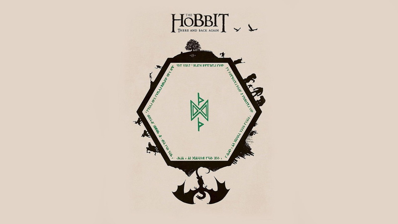 movies, hobbit, there and back again, the hobbit, logo, 1920x1080, 1080P, back