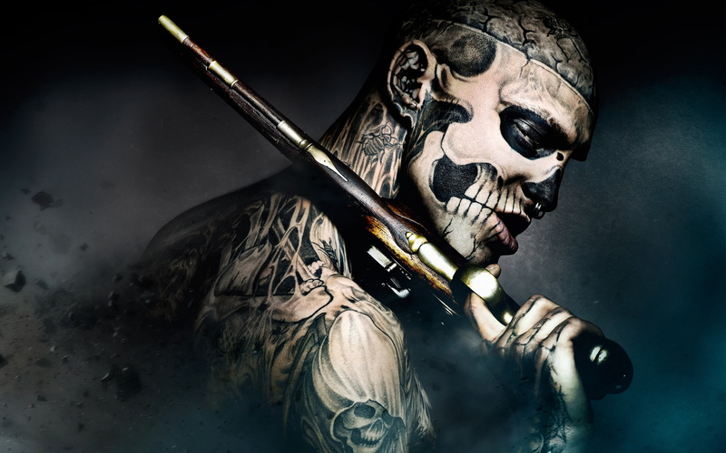 movies, bone, headshot, death, nose rings, 2K, suit of armor, spooky, people, human skeleton, war, man, armed Forces, aggression, 47 Ronin, sword, halloween
