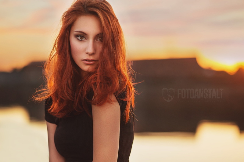 women, model, portrait, face, redhead, nose rings, Victoria Ryzhevolosaya, 1080P