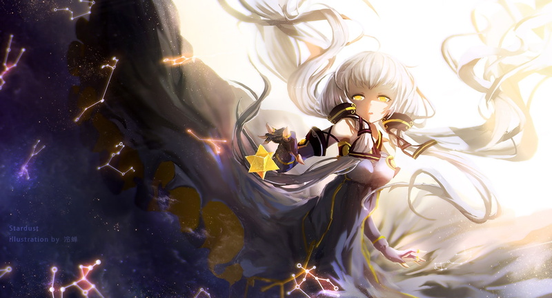 720P, creativity, beauty in nature, Anime, art and craft, flowering plant, spirituality, stardust, xingchen, vocaloid, plant, close-up, religion, nature