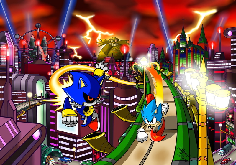 art, 1080P, stardust, hd, speedway, video, sonic, games