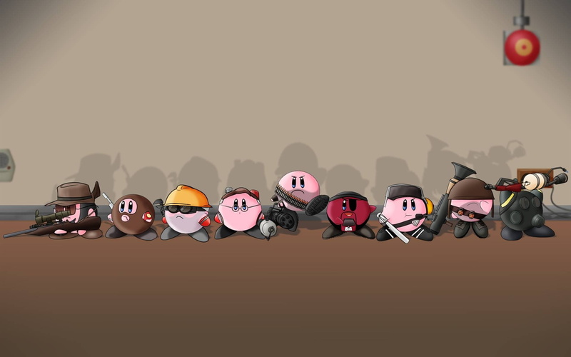 copy space, Team Fortress 2, car, art and craft, no people, side by side, still life, multi colored, representation, Kirby, wall - building feature, arts culture and entertainment