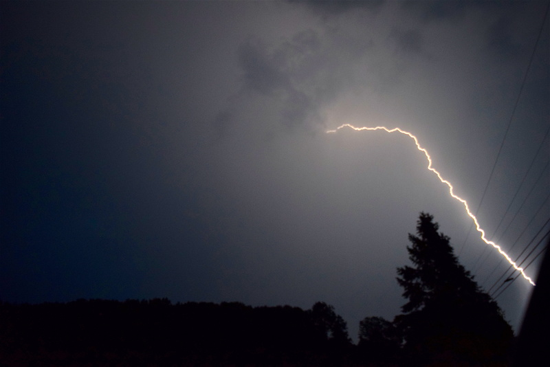 electricity, silhouette, darkness, dramatic, thunderstorm, strike, scenics - nature, beauty in nature, evening, tree, environment, thunderbolt, energy