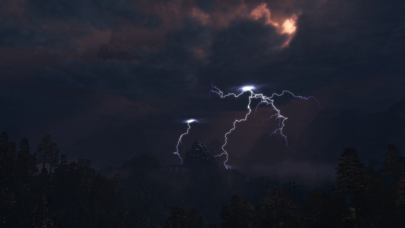 scenics - nature, thunderstorm, sign, 2K, outdoors, cloud - sky, hi def nature pictures 2560x1440, beauty in nature, environment, tree, lightning, power