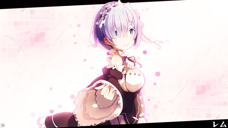 one person, pink color, holding, haired, lifestyles, toy, portrait, females, childhood, illustration, day, women, 1080P, Re:Zero Kara Hajimeru Isekai Seikatsu