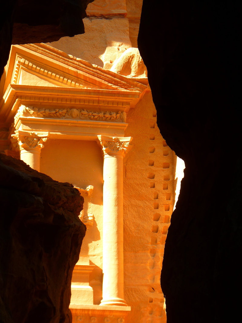 petra, travel, architecture, jordan, ancient, canyon, craft, treasury, holiday, architectural column, world heritage, old ruin, no people, adventure, the past