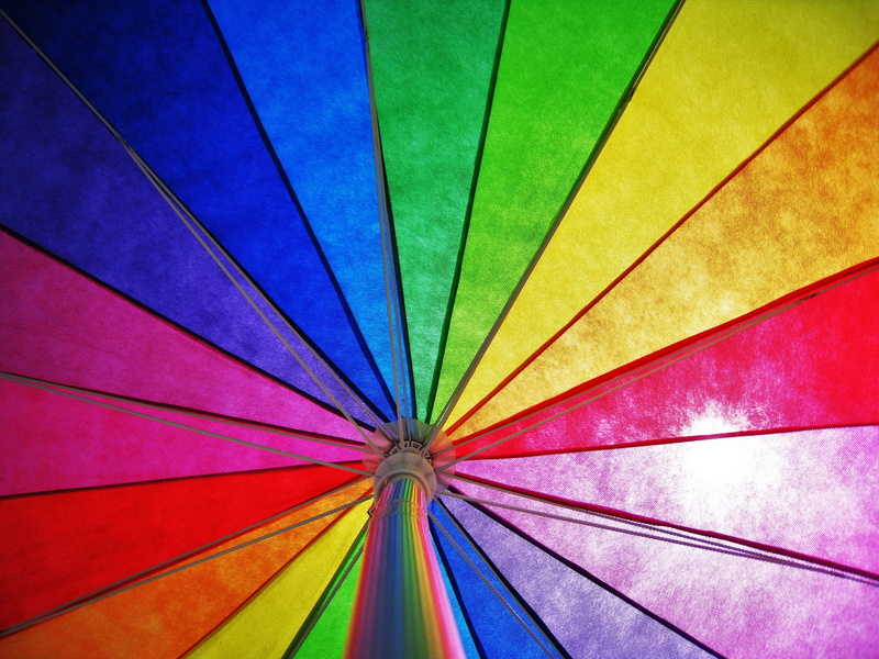 rainbow colors, translucent, choice, pattern, red, shade tree, close-up, shade, security, sunlight, colorful, striped, structure, safety, color, indoors
