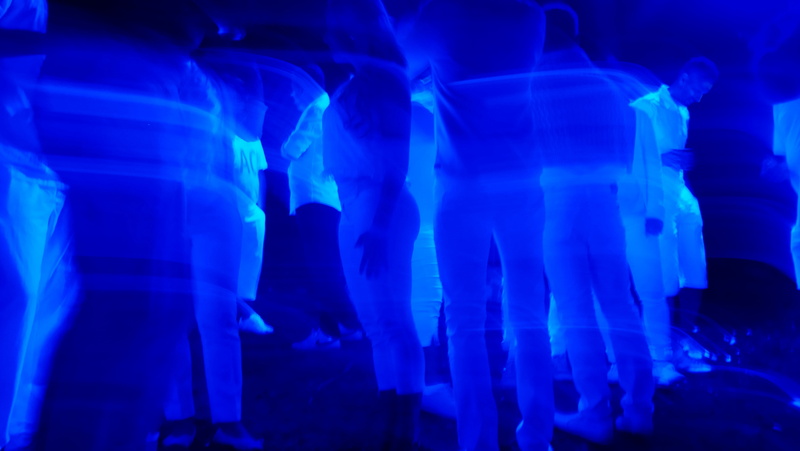 illuminated, dance floor, disco dancing, enjoyment, night party, performance, blue light, party - social event, fun, human limb, blurred motion, human body part
