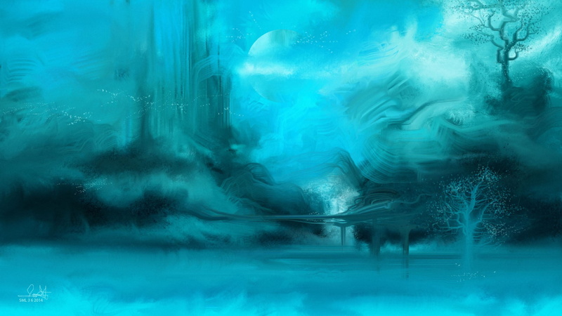 digital art, no people, outdoors, animal wildlife, nature, digital composite, beauty in nature, cold temperature, frozen, gray, blurred, land, reflection