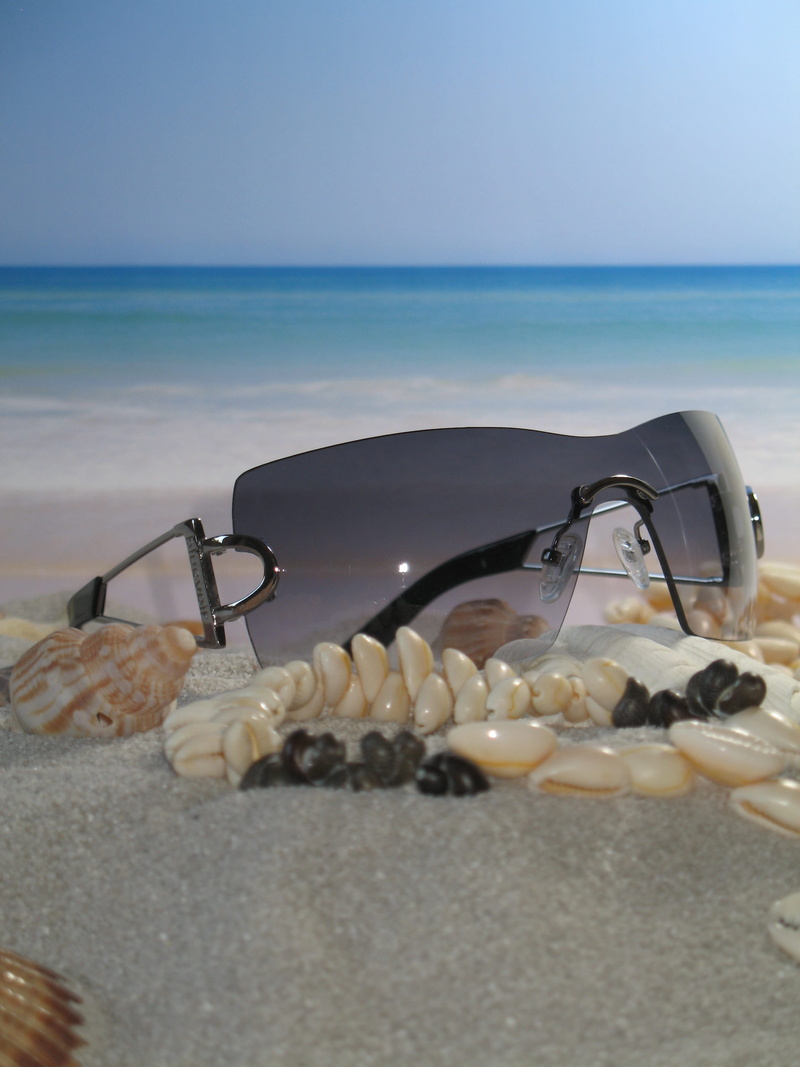 sea, eye protection, horizon over water, day, model, sun, transparent, food and drink, mussels, fashion, holiday, close-up, see, shell, sunglasses, trip