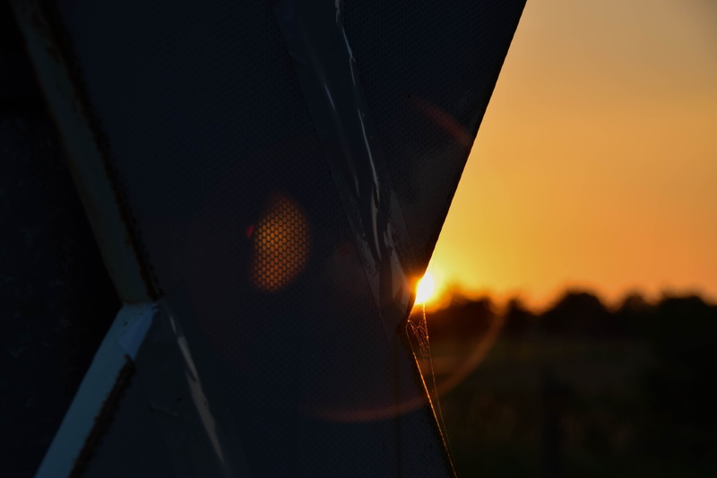 silhouette, dusk, scenics - nature, sunlight, abendstimmung, andreaskreuz, metal, no people, summer, sun ball, sky, evening, sun spots, sunset, beauty in nature