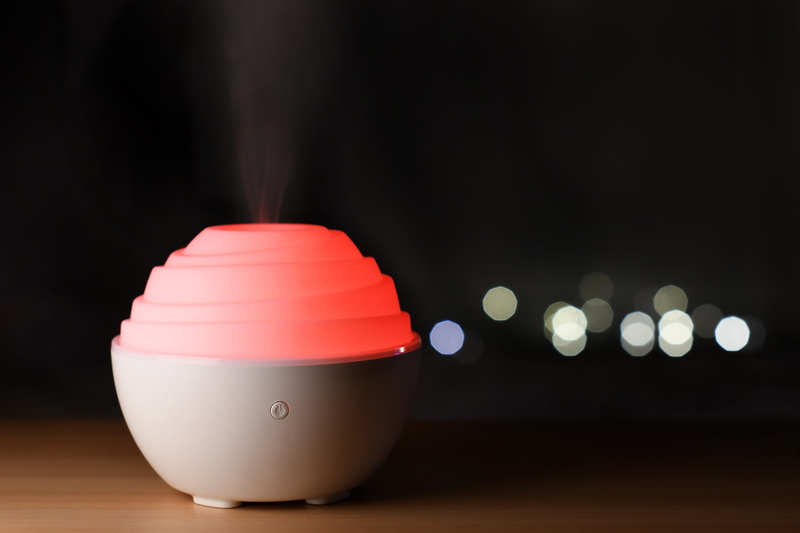 sleep, food and drink, sport, copy space, humidifier, close-up, air, food, black background, wood - material, motion, aromatherapy, 2K, aromatic, bio