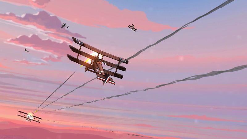 on the move, nintendo switch, skies of fury dx, no people, flying, cloud - sky, connection, mode of transportation, hd, planes, air vehicle, 4K, 2018 games