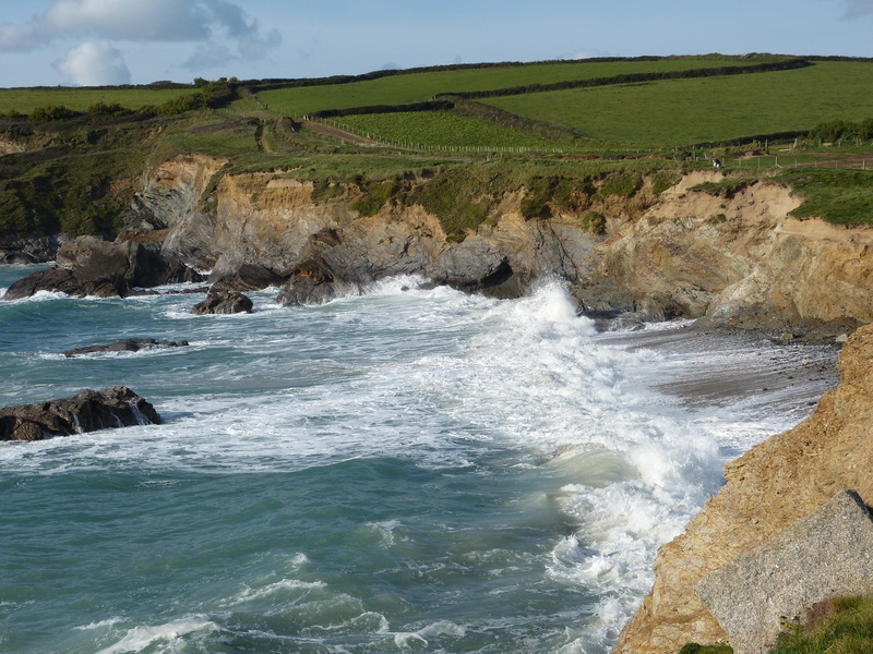 environment, rocks, cliff, sea, cornwall, rock - Object, nature, atlantic Ocean, aquatic sport, power in nature, non-urban scene, shore, scenics, tranquil scene