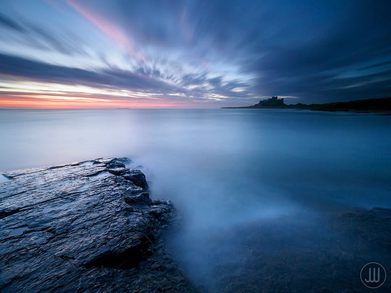 Sea  Water, Stopper, Bamburgh, mountain, Rocks, Shore, M.7, Silhouette, Whitesmith, Beach, scenics, body of water, Little, James, Smooth, Castle, landscape