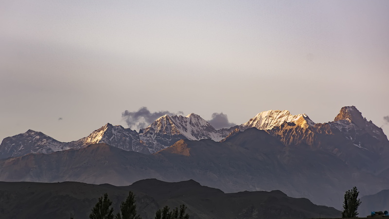 green, dilshadrazi, gb, tranquility, snow, outdoors, 5K, nature, tree, no people, scenics - nature, scene, landscape, cold temperature, pakistan, mountain peak