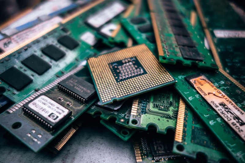 complexity, equipment, full frame, computer, ram, close-up, gold, chips, memory, computer chip, backgrounds, sticks, mother board, cpu, connection, electronics industry