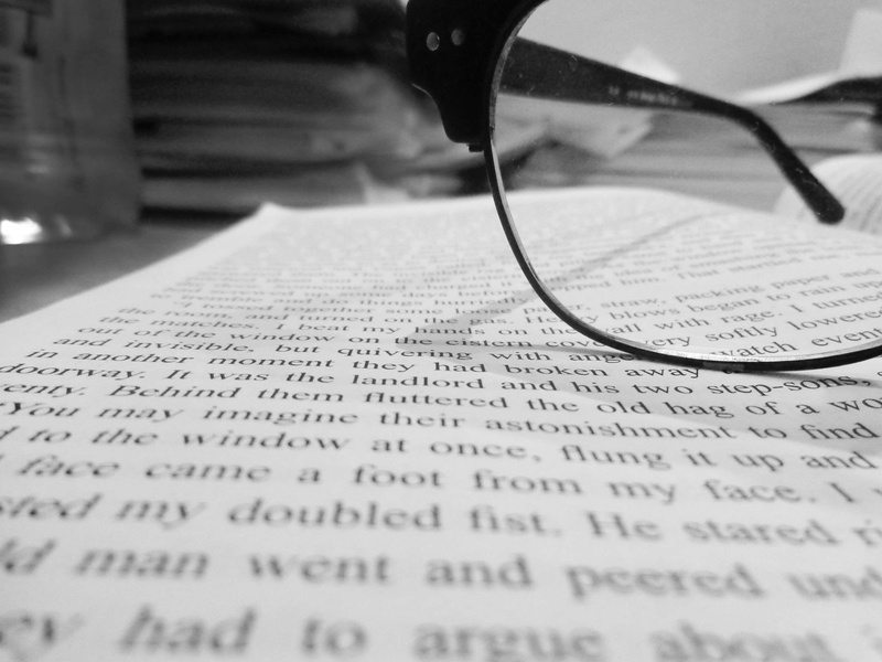 architecture, spectacles, focus on foreground, selective focus, communication, close-up, glasses, studying, magnifying glass, page, publication, paper