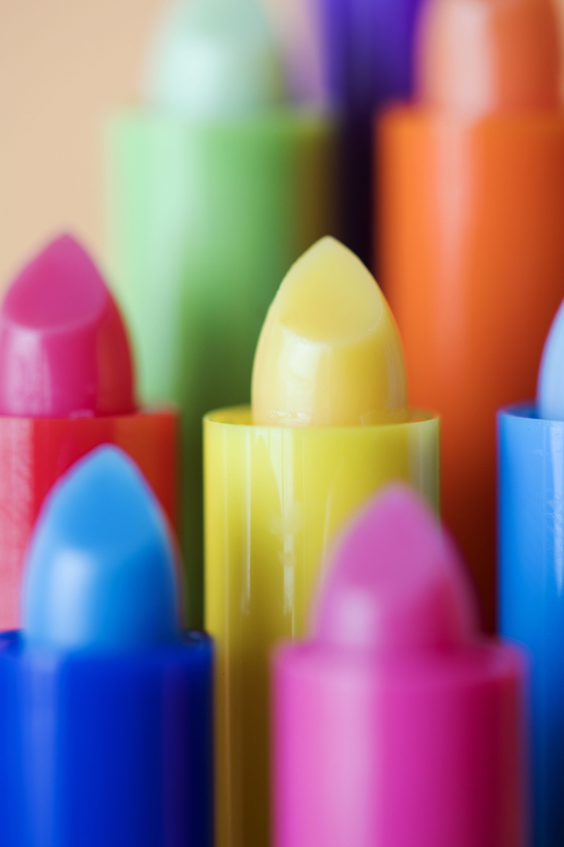 close-up, cosmetics, care, healthcare, lip care, backgrounds, lipstick, multi colored, cosmetic, lip, purple, balm, cream, colorful, face, beauty, variation