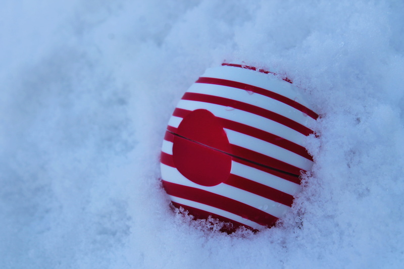 white color, sign, close-up, striped, covering, day, red, transportation, communication, nature, shape, cold temperature, eos, snowy, cold, mode of transportation