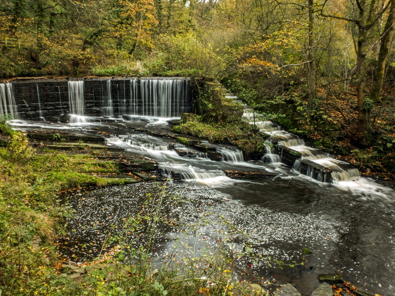 england, valley, waterfalls, stream, forests, nature, park, parks, 1080P, yarrow, country