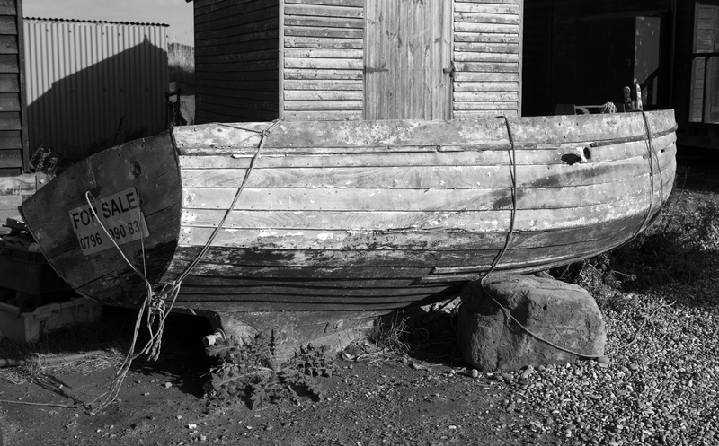 suffolk, rowboat, no people, sunlight, day, deterioration, wheel, wooden, holed, damaged, wood - material, mode of transportation, old, building exterior
