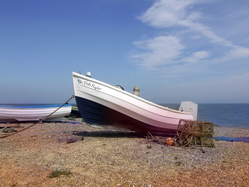 horizon over water, fishing, nature, fish, cloud - sky, boating, sea, transportation, moored, mode of transportation, suffolk, vessel, day, scenics - nature