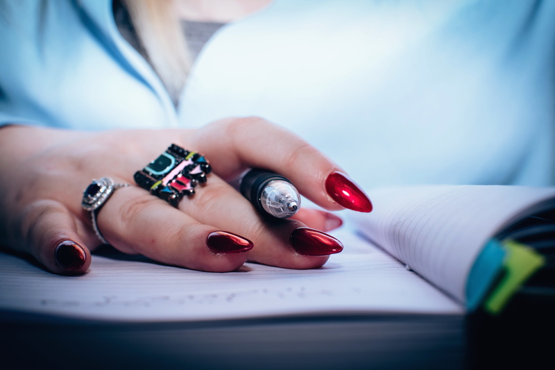 ring, body part, human body part, point, nail art, write, pen, beauty treatment, 5K, assorted, fingernail, painting fingernails, adult, polish, holding