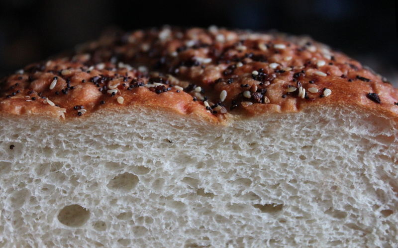 meat, seed, garlic, freshness, gluten, carbohydrate, salt, still life, nutrition, healthy eating, selective focus, sesame seed, 4K, starch, focus on foreground
