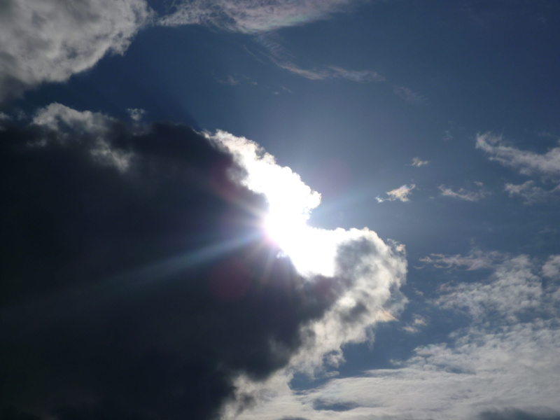 scenics - nature, Clouds, brightly lit, beauty In Nature, cloud - Sky, Rays, backgrounds, sky, tranquil scene, low angle view, nature, dark, summer, meteorology