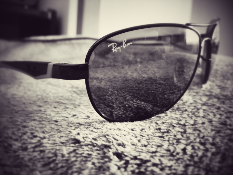 glasses, monochrome, 4K, Ray-Ban