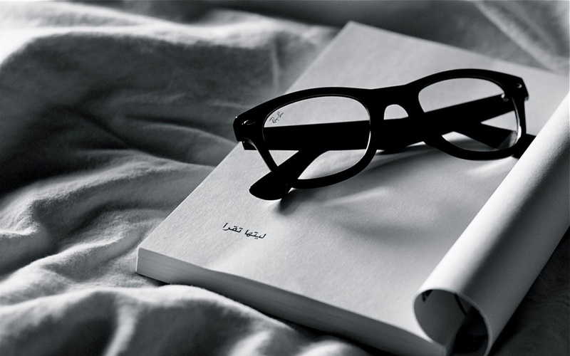 720P, Black and White, Glasses, Products, Ray-Ban