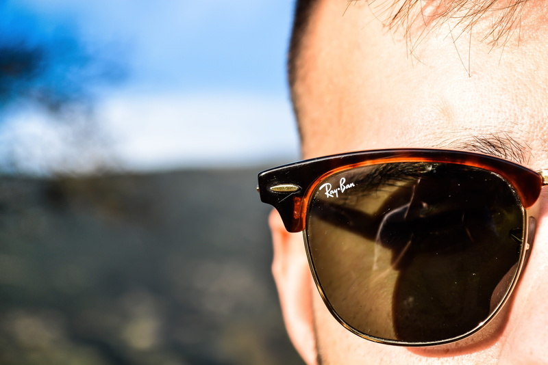 reflection, people, adult, leisure activity, men, guy, close-up, sunlight, outdoors, fashion, portrait, nature, man, young adult, eyewear, ray-ban, sunglasses