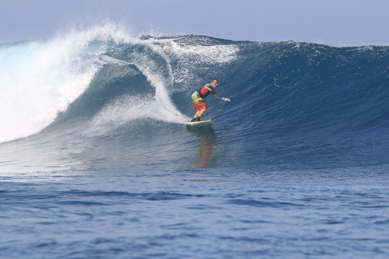 happy, splashing, sport, fun, daytime, tropical, ocean waves, adventure, summer, one person, mentawais, wave, man, power in nature, sea, surfboard, beauty in nature