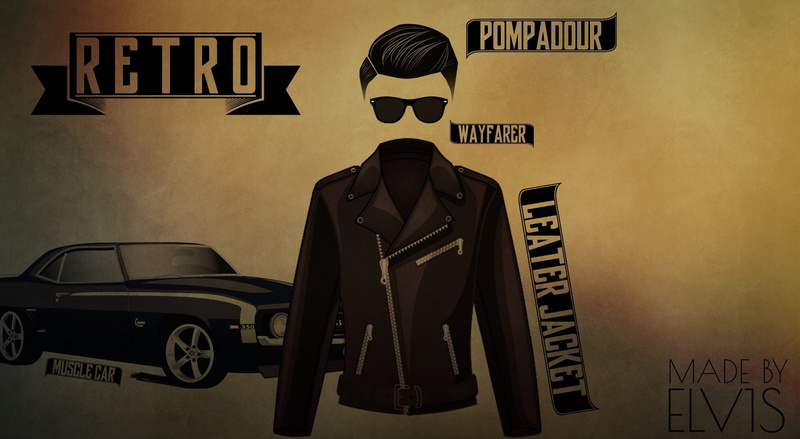 retro, car, guidance, leather, 80s, standing, arrow symbol, capital letter, occupation, sign, one person, wayfarer, communication, muscle, jacket, wall - building feature