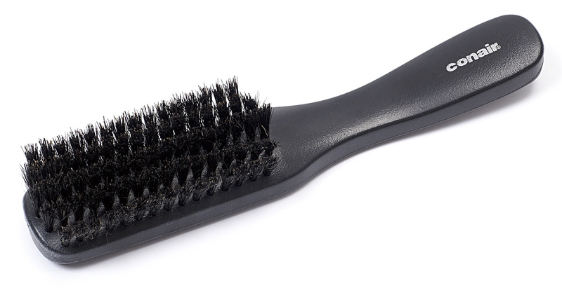 pattern, hair brush, modern, 2K, single object, plant, hair, black, conair, ornate, fashion, white background, copy space, technology, no people, communication