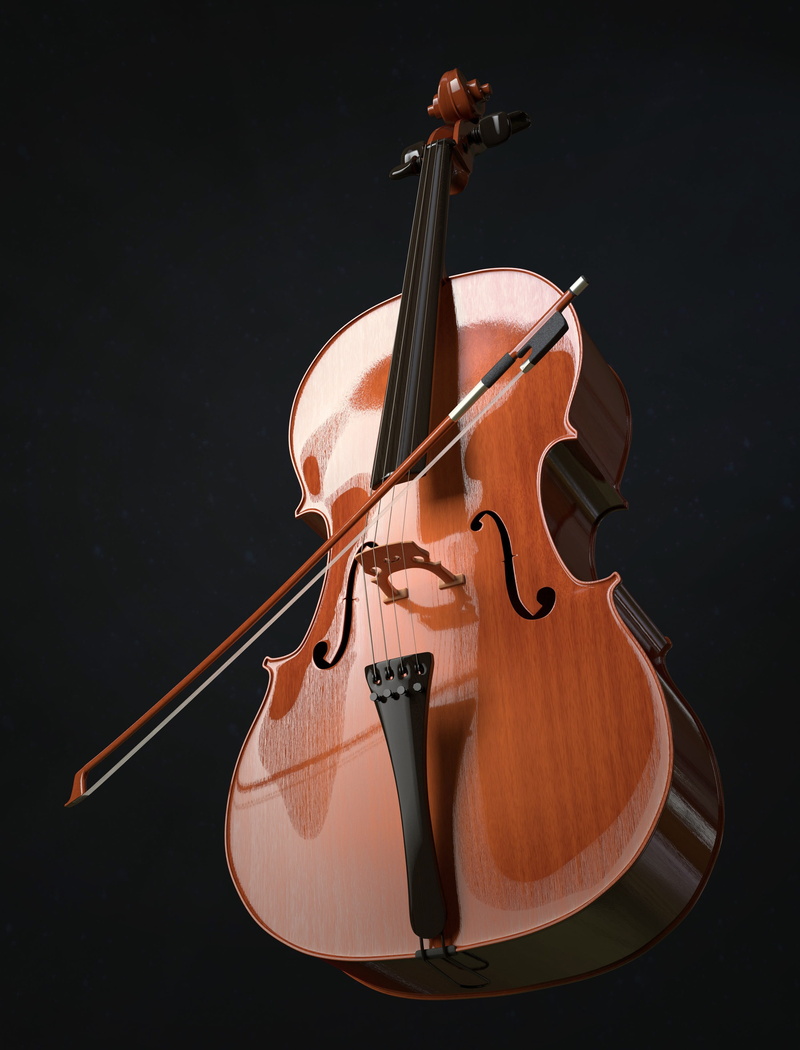 classical music, instrument, 4K, acoustic, studio shot, bow, strings, wood, indoors, cello, no people, violin, black, cut out, arts culture and entertainment
