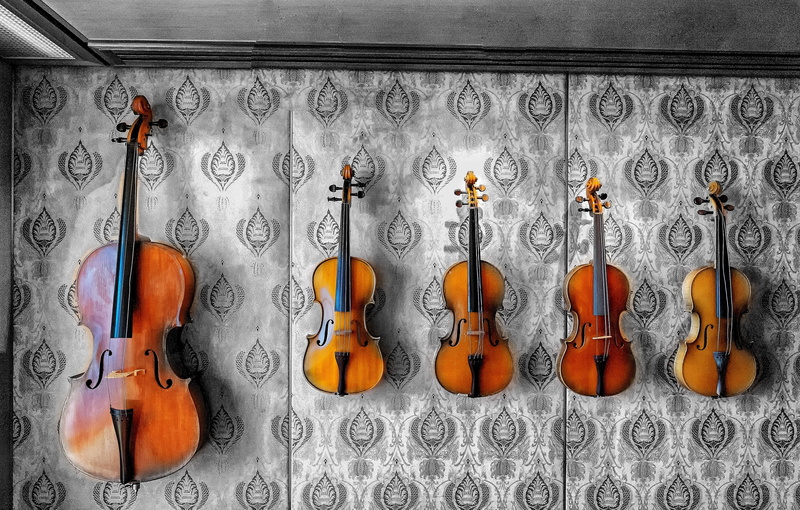 symphony, music, arts culture and entertainment, no People, wall - building feature, arrangement, musical Instrument, melody, hanging, creativity, concert