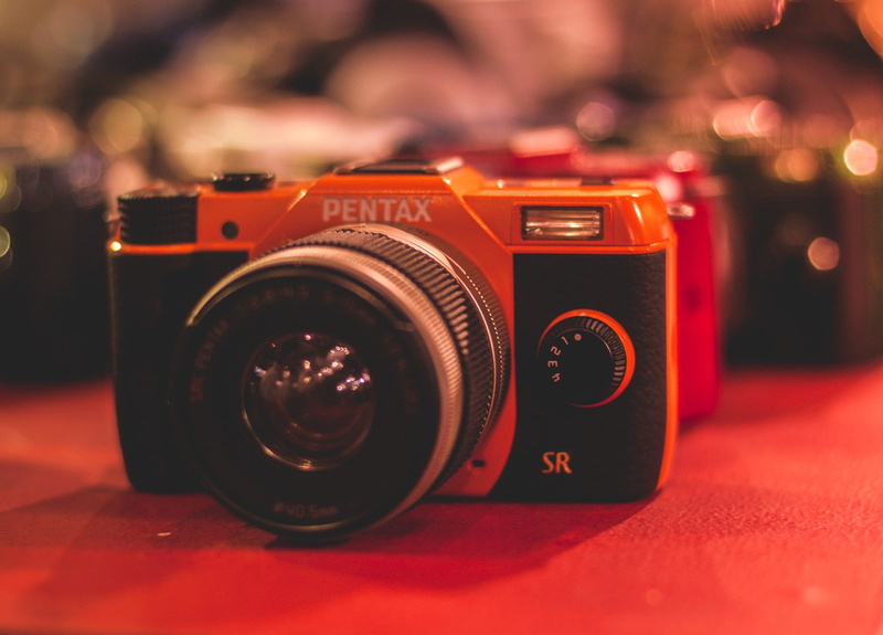 digital camera, Pentax, photography themes, lens - optical instrument, technology, retro styled, focus on foreground, camera - photographic equipment, still life