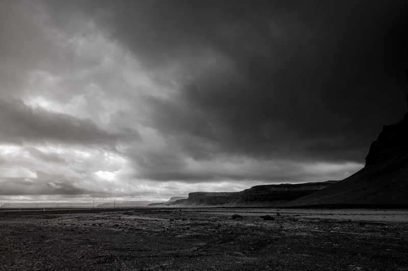 scenics - nature, no people, land, clouds, travel, pentax, field, day, outdoors, dark, cloud - sky, storm, gloomy, 5K, iceland, overcast, non-urban scene