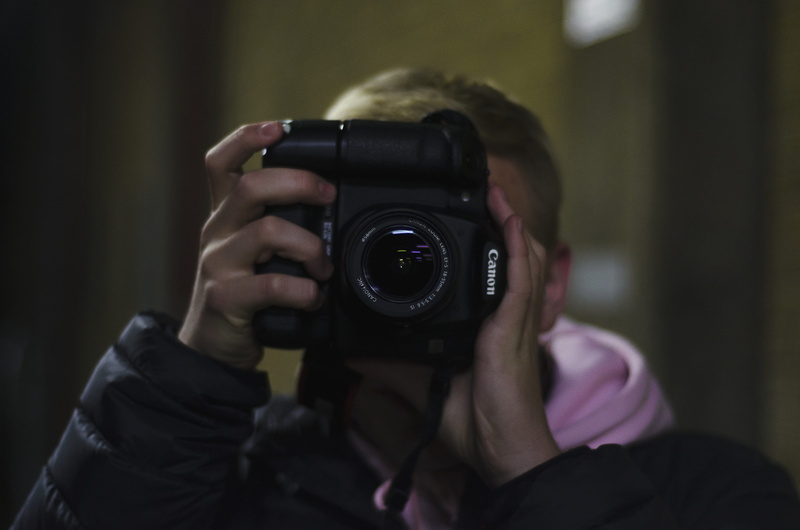 modern, leisure activity, holding, nice, digital camera, obscured face, portrait, night, front view, digital single-lens reflex camera, slr camera, lifestyles