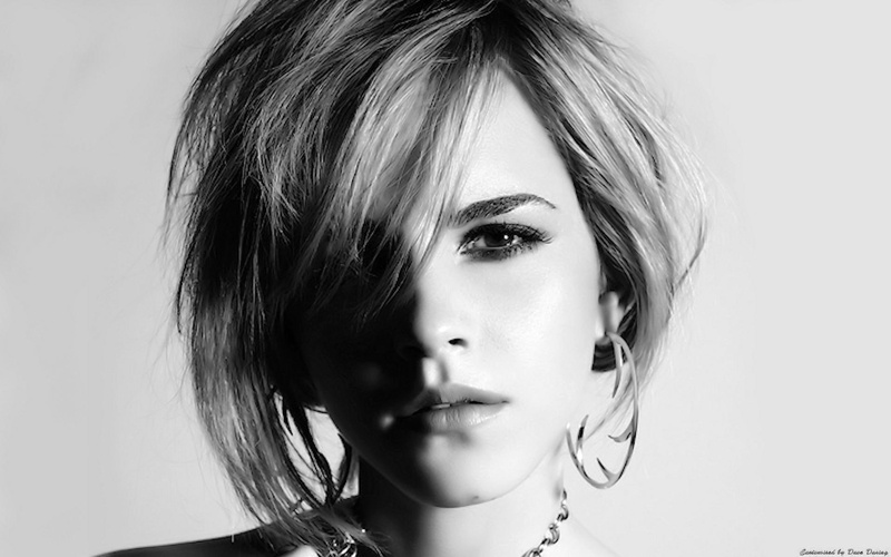 emma, hollywood, celebrities, desktop, black, watson, celebrity, emma watson, white, 1080P