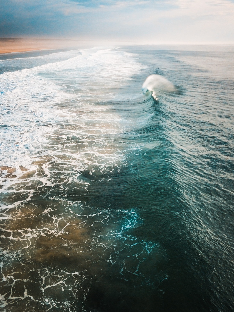 bordeaux, no people, day, high angle view, outdoors, aquitaine, idyllic, iphone, 2K, surf, ocean, surfing, motion, waves, power in nature, sky, water